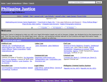 Tablet Screenshot of philippinejustice.com